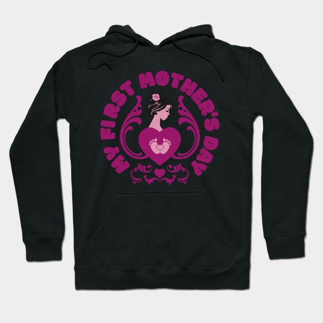 My First Mother's Day | Mother's Day Gift Ideas Hoodie by GoodyBroCrafts